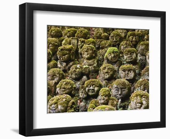 Stone Statues in Otagi Nebutsuji Temple in Kyoto-Rudy Sulgan-Framed Photographic Print