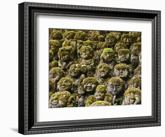 Stone Statues in Otagi Nebutsuji Temple in Kyoto-Rudy Sulgan-Framed Photographic Print