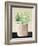 Stone Vase Greens 1-Kimberly Allen-Framed Art Print