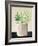 Stone Vase Greens 1-Kimberly Allen-Framed Art Print