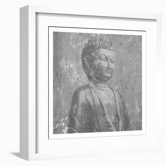 Stone Wall  Buddah-Sheldon Lewis-Framed Art Print