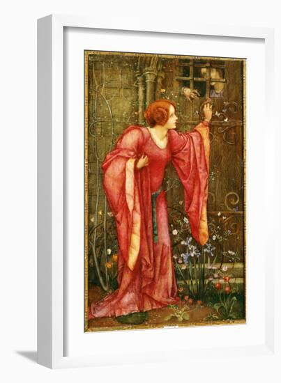 Stone Walls Do Not a Prison Make, Nor Iron Bars a Cage-Edward Reginald Frampton-Framed Giclee Print