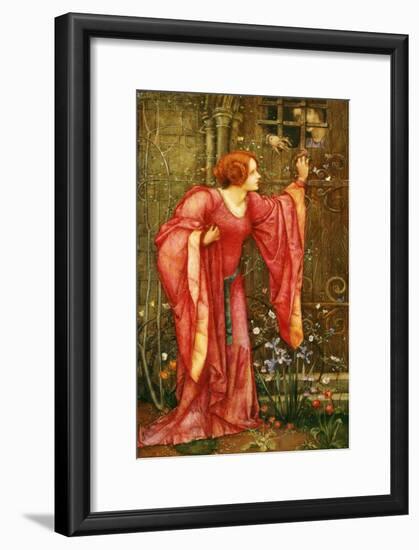 Stone Walls Do Not a Prison Make, Nor Iron Bars a Cage-Edward Reginald Frampton-Framed Giclee Print