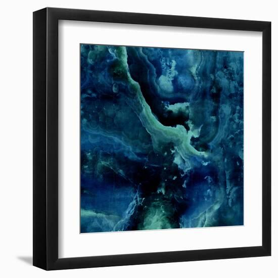 Stone with Blue and Green-Danielle Carson-Framed Art Print