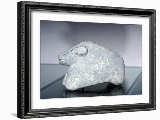 Stonecarving, Susa, Proto-Elamite and Uruk period, 3500-2850 BC. Artist: Unknown-Unknown-Framed Giclee Print