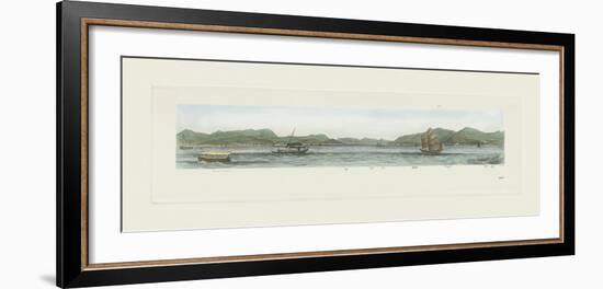 Stonecutters Island-Antique Local Views-Framed Premium Giclee Print