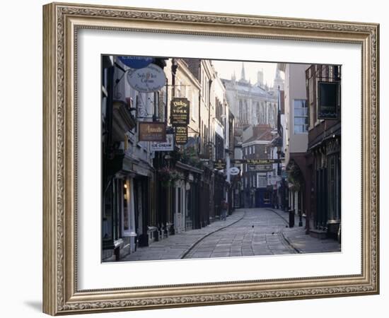 Stonegate, York, Yorkshire, England, United Kingdom-Adam Woolfitt-Framed Photographic Print