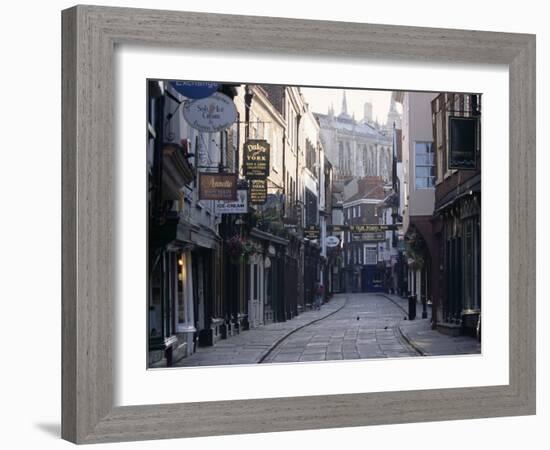 Stonegate, York, Yorkshire, England, United Kingdom-Adam Woolfitt-Framed Photographic Print