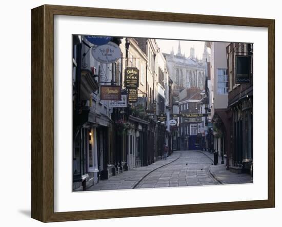 Stonegate, York, Yorkshire, England, United Kingdom-Adam Woolfitt-Framed Photographic Print