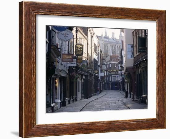 Stonegate, York, Yorkshire, England, United Kingdom-Adam Woolfitt-Framed Photographic Print