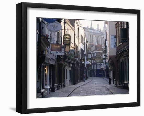 Stonegate, York, Yorkshire, England, United Kingdom-Adam Woolfitt-Framed Photographic Print