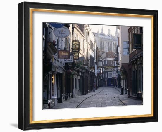 Stonegate, York, Yorkshire, England, United Kingdom-Adam Woolfitt-Framed Photographic Print