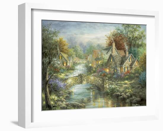 Stonehedge Bridge-Nicky Boehme-Framed Giclee Print