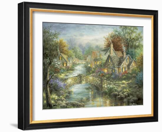 Stonehedge Bridge-Nicky Boehme-Framed Giclee Print