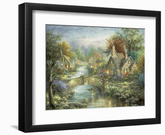 Stonehedge Bridge-Nicky Boehme-Framed Giclee Print