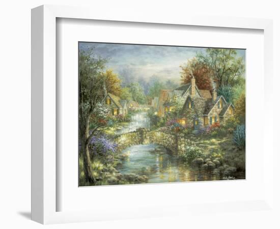 Stonehedge Bridge-Nicky Boehme-Framed Giclee Print