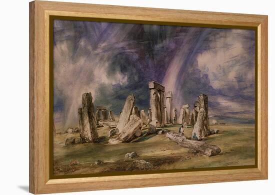 Stonehenge, 1835-John Constable-Framed Premier Image Canvas