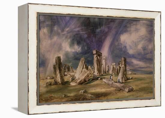 Stonehenge, 1835-John Constable-Framed Premier Image Canvas