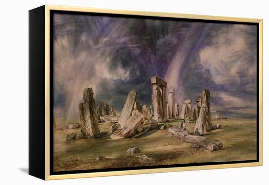 Stonehenge, 1835-John Constable-Framed Premier Image Canvas