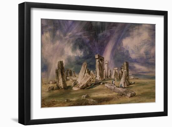 Stonehenge, 1835-John Constable-Framed Giclee Print