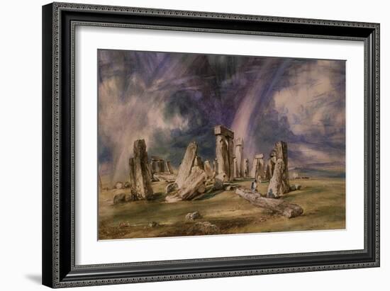 Stonehenge, 1835-John Constable-Framed Giclee Print