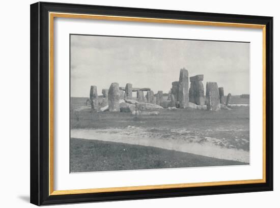 'Stonehenge', 1910-Photochrom Co Ltd of London-Framed Giclee Print