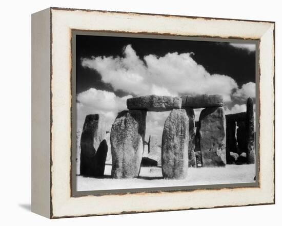 Stonehenge and Cloudy Sky-Kevin Schafer-Framed Premier Image Canvas