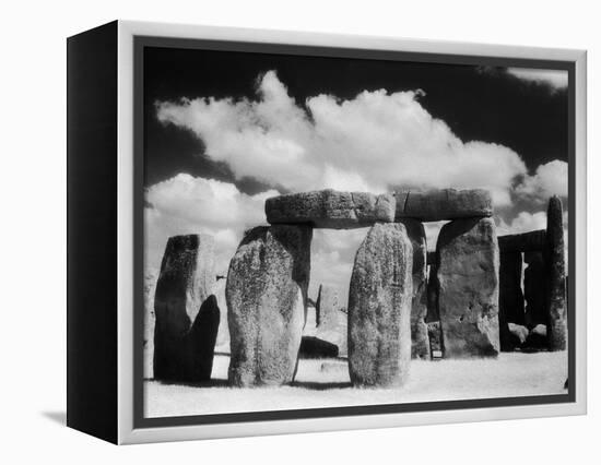 Stonehenge and Cloudy Sky-Kevin Schafer-Framed Premier Image Canvas