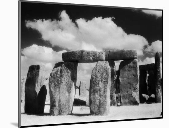 Stonehenge and Cloudy Sky-Kevin Schafer-Mounted Photographic Print