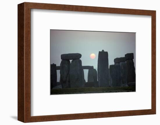 Stonehenge at sunrise, 25th century BC-Unknown-Framed Photographic Print