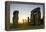 Stonehenge At Sunrise-David Nunuk-Framed Premier Image Canvas