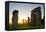 Stonehenge At Sunrise-David Nunuk-Framed Premier Image Canvas