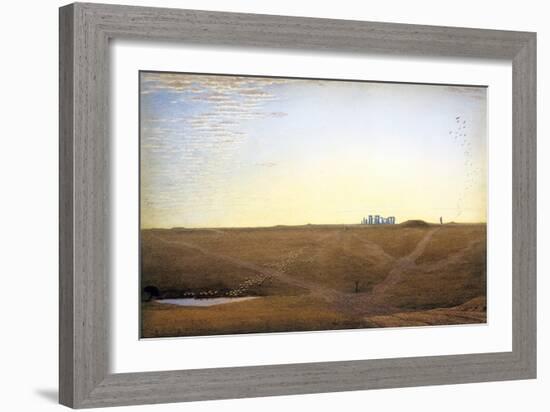 Stonehenge at Twilight-J. M. W. Turner-Framed Giclee Print