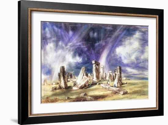 Stonehenge, C1835-John Constable-Framed Giclee Print