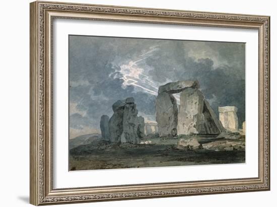 Stonehenge During a Thunderstorm-Thomas Girtin-Framed Giclee Print