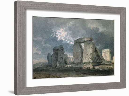 Stonehenge During a Thunderstorm-Thomas Girtin-Framed Giclee Print