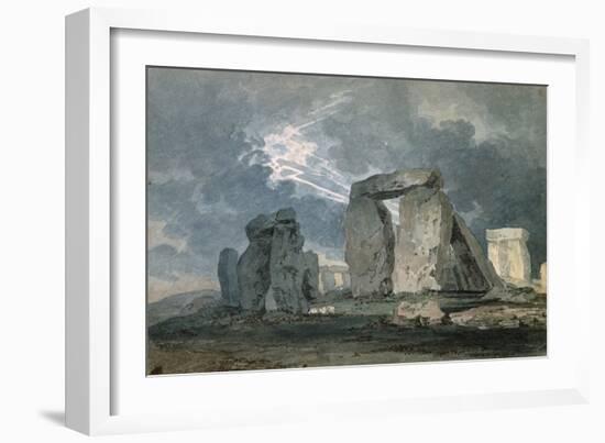 Stonehenge During a Thunderstorm-Thomas Girtin-Framed Giclee Print