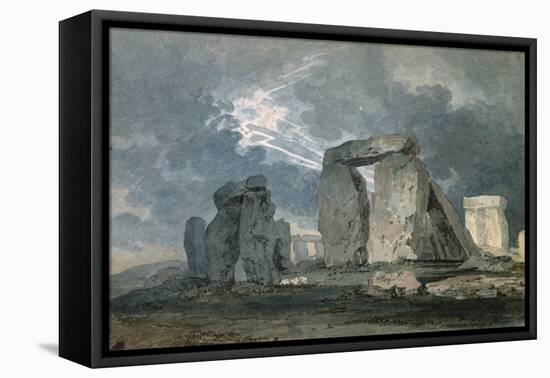 Stonehenge During a Thunderstorm-Thomas Girtin-Framed Premier Image Canvas