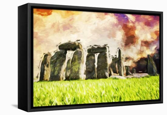 Stonehenge II - In the Style of Oil Painting-Philippe Hugonnard-Framed Premier Image Canvas