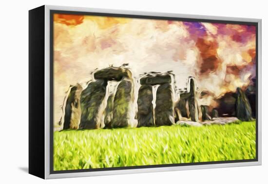 Stonehenge II - In the Style of Oil Painting-Philippe Hugonnard-Framed Premier Image Canvas