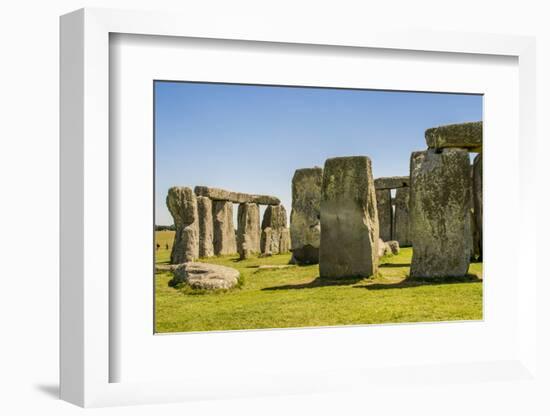 Stonehenge Neolithic monument, Salisbury Plain, Salisbury, Wiltshire, England.-Michael DeFreitas-Framed Photographic Print