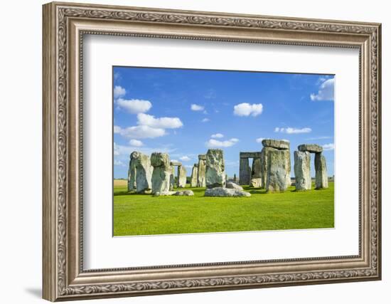 Stonehenge Neolithic stone circle, Salisbury Plain, Wiltshire, England-Neale Clark-Framed Photographic Print