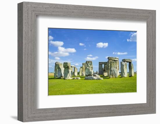 Stonehenge Neolithic stone circle, Salisbury Plain, Wiltshire, England-Neale Clark-Framed Photographic Print