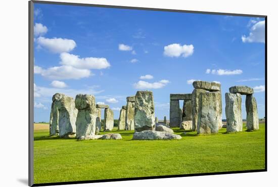 Stonehenge Neolithic stone circle, Salisbury Plain, Wiltshire, England-Neale Clark-Mounted Photographic Print