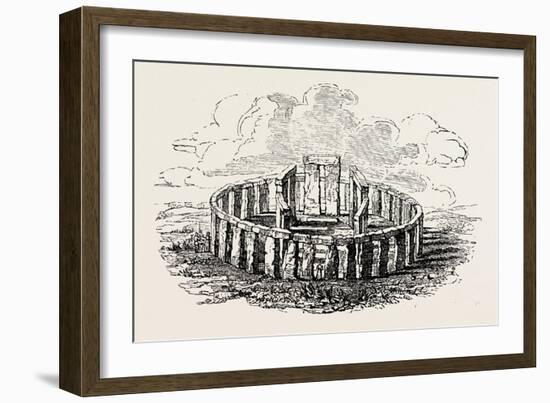 Stonehenge Restored-null-Framed Giclee Print