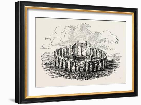 Stonehenge Restored-null-Framed Giclee Print