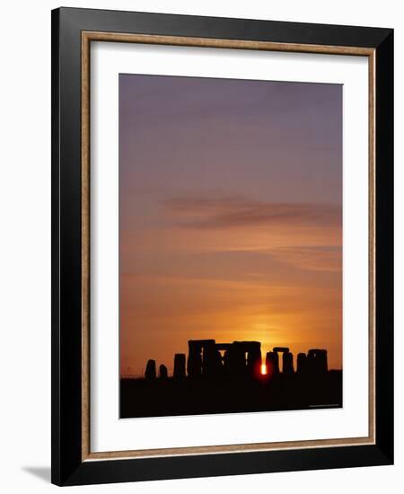 Stonehenge, Salisbury Plain, England, UK-Adam Woolfitt-Framed Photographic Print