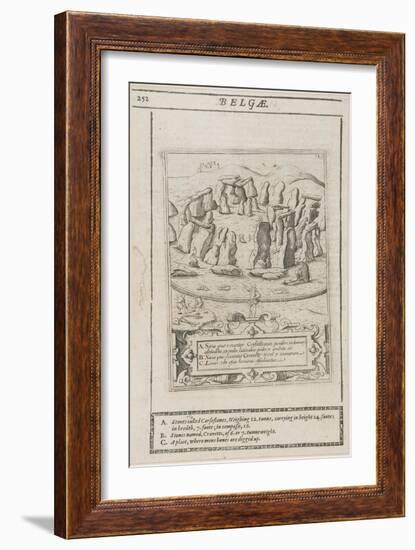 Stonehenge Set in the Hills, 1695-Johannes Kip-Framed Giclee Print