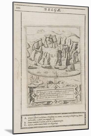 Stonehenge Set in the Hills, 1695-Johannes Kip-Mounted Giclee Print