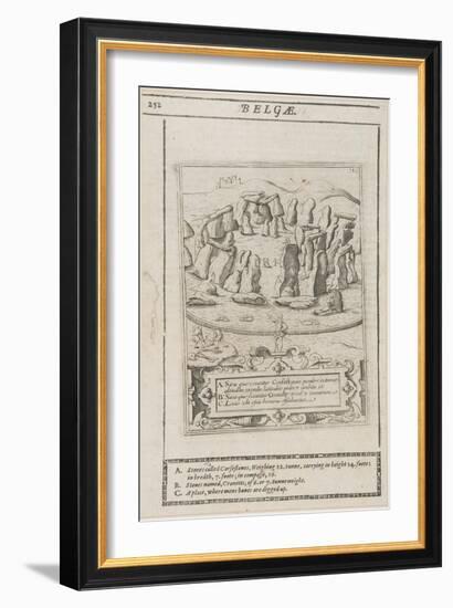Stonehenge Set in the Hills, 1695-Johannes Kip-Framed Giclee Print